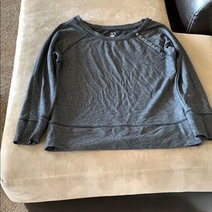 Women’s Gray sweater with silver studs